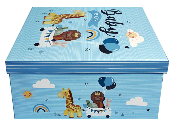 Baby Blue Keepsake Box With Lid